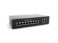 Коммутатор неуправляемый 10 портов RJ45 10 100 Мб/с PoE 96Вт