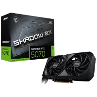 Видеокарта RTX5070 SHADOW 2X OC, 2FAN RTL, 12ГБ, GDDR7, PCI-Express 5.0