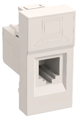 Розетка компьютерная RJ45 UTP категория 5e 1 модуль