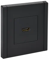 FORTE&PIANO Розетка HDMI FP140 черный IEK