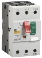 Выключатель защиты двигателя ПРК64-25 In=25A      Ir=16-25A Ue 660В IEK