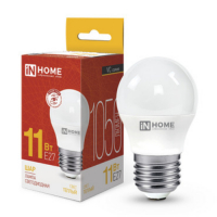 Лампа светодиодная LED-ШАР-VC 11Вт 230В Е27 3000К 1050Лм IN HOME